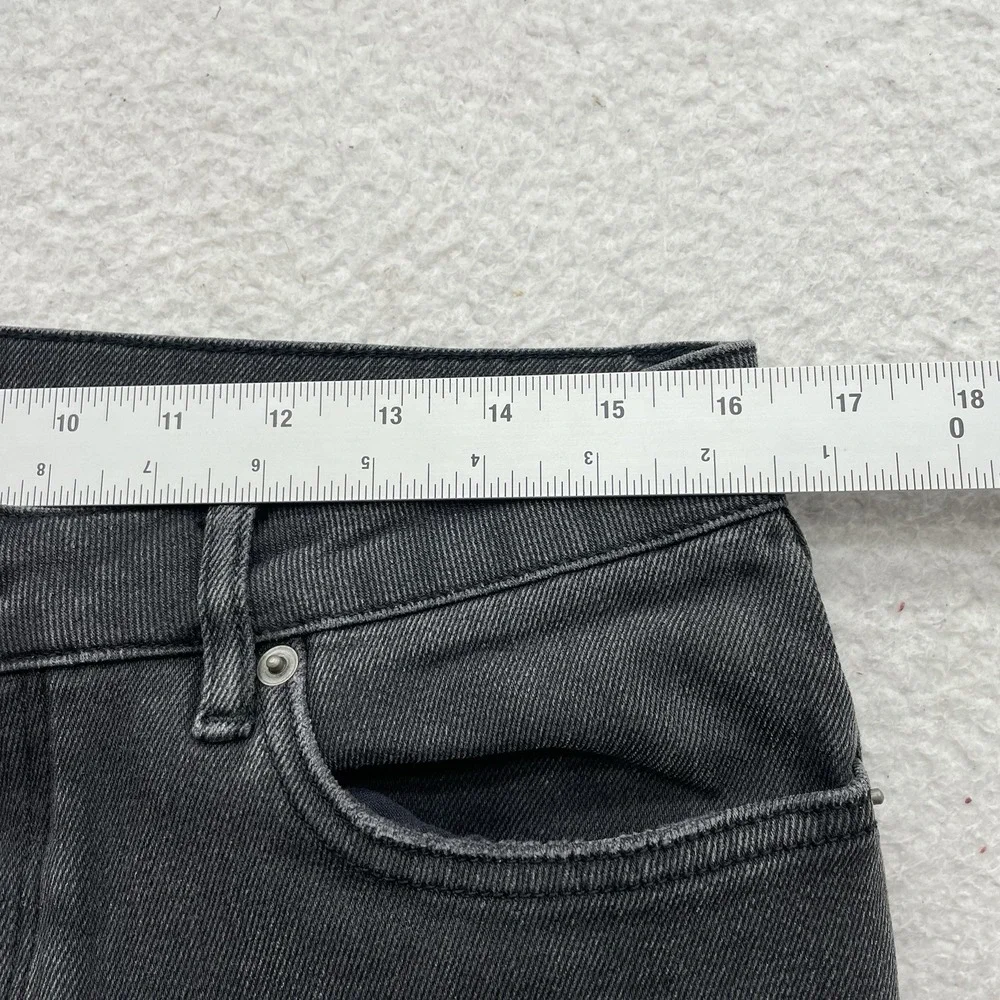 Ksubi Van Winkle Jeans Mens 33x31 Black Skinny Grunge Stretch Button Fly Surge